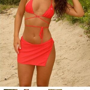 Boutine LA rose red bikini set